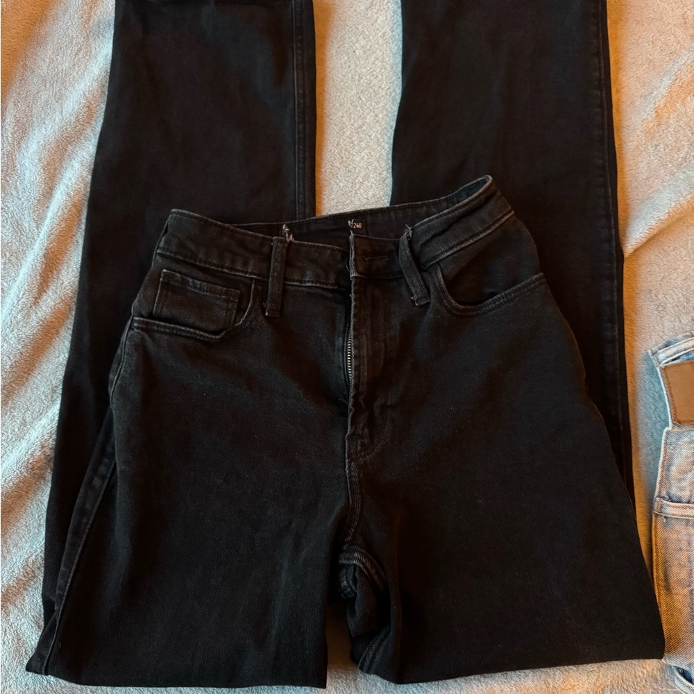 Hollister Women's Classic Black Straight Leg Jeans